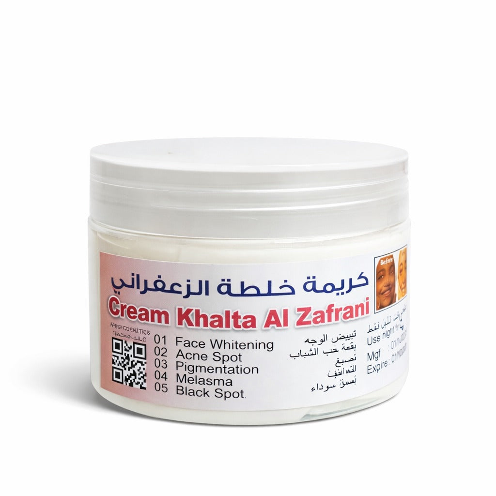 Saffron Face wash+khalta Al Zafrani Cream (combo)